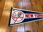 Vintage New York Yankees Baseball Team Full Size Pennant Flag Mlb Usa 29 