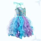 Tutu Girls Summer Mermaid Dress Costume - Sz 3-10yrs Nwt