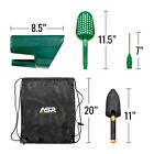 Asr Outdoor 5pc Metal Detecting Tools Kit Drawstring Bag Coin Probe  3 Styles 