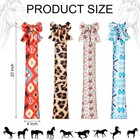 4 Pcs Horse Tail Bag Stretchy 22  Breathable With 2 Strands To Keep Clean And Pr