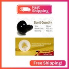 Sevensun 16mm Safety Eyes For Crocheting  200pcs Black Crochet Eyes For Crochet