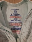 Lot Of 2 Swaddle Me Zip Sleep Sacks 0-2 Months Blue And White With Bees