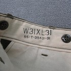 Vintage Post Wwii Army Pant Mens 31x31 Green Wool Field Trouser Military 40s Nos