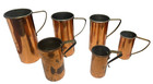 Vintage Copper Measuring Cups Set Of 2 Portugal Cooper 1 2   1 Cups