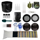 Portable 50  Folding Sluice Box   24pcs Gold Panning Kit For Prospecting