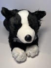 Animal Alley Border Collie Dog Stuffed Plush Puppy Black   White Toys R Us 17   