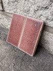 Lot Of 140 Antique Victorian Fireplace American Encaustic Tile Pink Muave