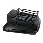 Black Razor Pack Trunk Backrest Mount Base Plate Fit For Harley Touring 14-24 Us