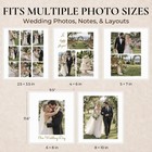 Vienrose Wedding Photo Album 12x12 Beige Linen Self Adhesive 40 Pages