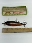 Vintage Creek Chub Injured Minnow 1500  1930   s Perch Color  Rare  Must See  Nice
