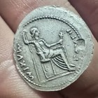 Roman Emperor Tiberus Penny Hand-struck Coin Solid 0 999 Silver   Random Strike