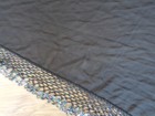Beaded Belly Dance Hip Scarf Triangle Wrap Costume Fringe Shawl Cape Black
