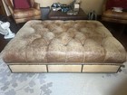 Large Vintage Antique Ottoman For Living Space