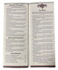 Glacier Brewhouse Vintage Restaurant Menu Anchorage Alaska Ak