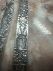 Vintage Native American Earrings Northwest Coast Sterling Dangle Totem Poles 925