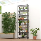 Home Kitchen Garage Wire Shelving 8 Tier Storage Rack Unit Shelves Metal Black