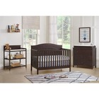 Baby Crib 4-in-1 Convertible Nolan Espresso Brown Oxford 12711910