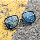 Steampunk Sunglasses Man woman Vintage Blue Lenses Uv400 