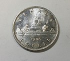  1946 Canada George Vi Silver Dollar Coin Nice Lustrous Choice Au   Unc Cameo