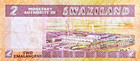 Swaziland 1974 2 Emalangeni Banknote  Prefix   A151403  Pick 2 Rare   