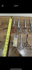 Lot Of Vintage Metal Scissors Sewing Knitting Crafts Bl