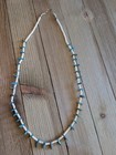 Blue-green Turquoise Navajo Strung Necklace