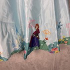 Disney Frozen Dress Girls Small Blue Anna Elsa Olaf Floral Print Costume Nwt