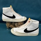 Nike Blazer Mid  77 Vintage Style Black white Sneakers Bq6806-100 Men s Sz 8 5 