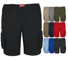 Men   s Cargo Shorts Stretch Lightweight Cotton Twill Multi Pockets Belted Short