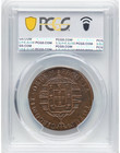 1822-r Brazil Jo  o Vi Large Copper 40 Reis Coin Pcgs Au50