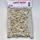 Gold crystal Bead Vtg Garland Plastic 9ft New Old Stock Paul Minor Santa Factory
