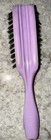 Vintage Hair Brush Nylon Bristle Lavender Purple 8 In 5 Row