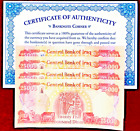 Iraq 4x 25 000 Iqd Dinars 100 000 Uv Tested Coa Certificate New Design Authentic