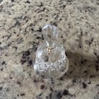 Vgc Vintage Clear Diamond Cut Crystal Dinner Bell Germany Please Read Home Decor