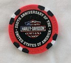 Harley Davidson Daytona Beach Poker Chip 250th Anniversary United States America