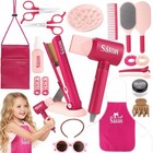Pretend Hair Salon Toy Set For Girls - Makeup   Styling Kit With Accessories