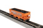 N Scale Usra 55-ton 2-bay Hopper Train Car - Waddell Coal  103 Model