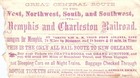 Us Cover Scott   94 - Atlanta  Ga  To New York - Railroad Cancel      6-c263 