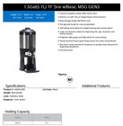 Bunn Gen3 1 5 Gal Thermofresh Server W base Mech Sight New In Box 44050 0200 