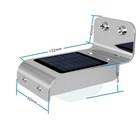 Power Solar Waterproof Security Lamp 16 Light Sensor Motion Garden Led Outdoor