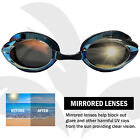 Mirrored Swimming Goggles Adult Comfortable Anti Fog Uv Protection Swim Glasses