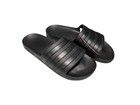 Men   s Size 9 women   s Size 10 - Adidas Adilette Aqua Slides - Black   f35550 