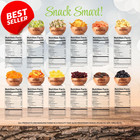 Thanksgiving Dried Fruit Mixed Nuts Gift Basket 12 Assortments Gold Box - Us