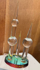 Kuwait Tower Glass Display Art Home Decor Middle East Elegant Gift Arabic