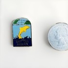 Dolphin Save Our Animals Enamel Lapel Hat Pin Vintage A
