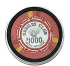 Casino Chip  Harolds Club  1000 Reno Casino Legends Hall Of Fame