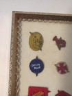 Antique Framed Set Of 30 Tobacco Tags Vgc