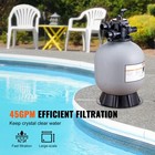 Sand Filter 19  Above Inground Swimming Pool Sand Filter With 7-way Valve