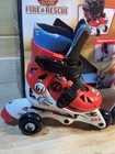 Disney Planes Fire And Rescue Kids Trainer Skates Age 3-6 J6-j9 Max 60 Lbs