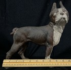 Hubley   Boston Terrier Door Stop Cast Iron Vintage